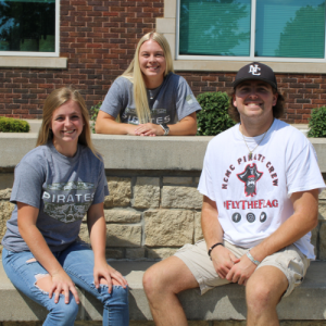 three NCMC students